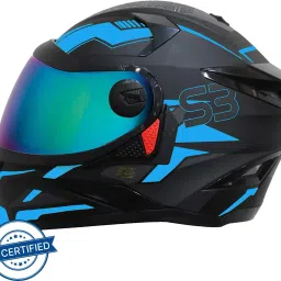 SBH-17 Terminator ISI Certified Full Face Graphic Helmet Motorbike Helmet-image-9