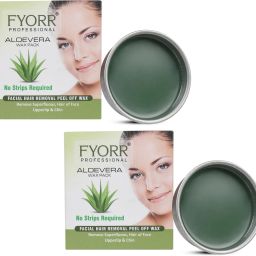 Facial Katori Peel-Off Wax Combo of 2 Aloe Vera - each Wax-image-99