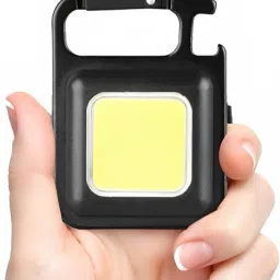 Keychain Brighten COB Led Light with Bottle Opener, Magnetic Power Portable 2 hrs Lantern Emergency Light-image-6