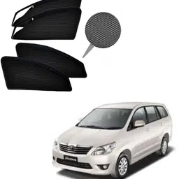 rakrish Rear Window, Side Window Sun Shade For Universal For Car Innova-picture-2