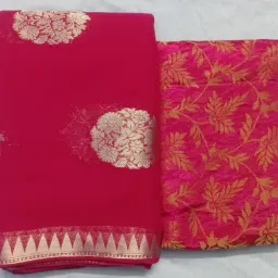 Woven Bollywood Georgette Saree-image-1
