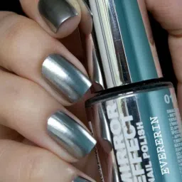 HIGH SHINE BEST MIROR NAIL POLISH SILVER-image-1