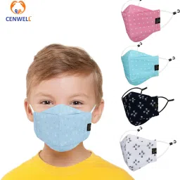 100 % Cotton Kids 3D Face Mask Reusable Washable Breathable Skin Friendly N95 Soft Cotton Fabric Face Mask with Adjustable Ear loops for Boys Girls Children Babies (Anti Pollution Mask , Anti Viral Mask , Anti Bacterial Mask ) (School Mask , Outdoor Mask , Kids Party Mask) (Child Mask , Kids Mask 3 years, Kids Mask 4 years , kids Mask 5 years , kids mask 6 years , kids mask 7 years , kids mask 8 years , kids mask 9 years , kids mask 10 years up to 14 yrs ) ( Mask for kids , boys , children , girls ) KD-8 Cloth Mask With Melt Blown Fabric Layer-picture-18