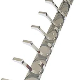 Pack of 1 Stainless Steel SC-Premium Dual Edge -8 PIN Cloth Hanger Door Hanger-10