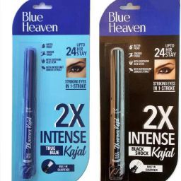 intense Blue Kajal 24 hour long lasting and 2x Black Kajal Combo for-15