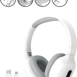 High Quality Superior Sound Wireless Comfortable Fit with Type-C Cable Bluetooth & Wired Headset-image-8