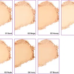 sugar pop Longwear Compact 01 Sand | UV Protection | Pore Minimizing | Medium Coverage Compact image 3