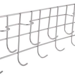 Steel Cutlery Holder | Spoon Hanger | Wall Mounted Stand - 12 Hooks Disposable Stainless Steel Cutlery Set-image-75