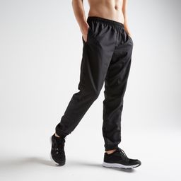 Men Gym Trackpants Joggers Slim Fit - Smocked Grey-image-20