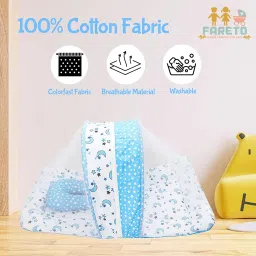 fareto Combo Baby Mattres Net | 1 Bag | 4 Pcs Bed Set | 4 Sheet| 4 Nest set image 3