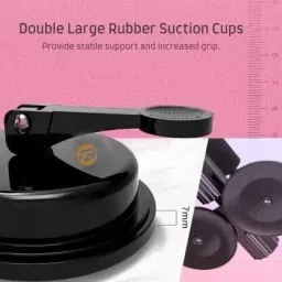 vichaxan Sit Up Bar Portable Adjustable, 2 Suction Cups Sit Up Assistant Device Sit-up Bar image 2