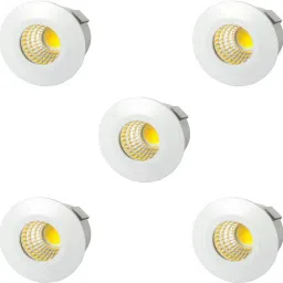 LED 3 Watt COB Round Spot Ceiling Light, Color of LED Warm White pack of 5 Recessed Ceiling Lamp-22