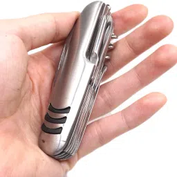 AlexVyan 11 in 1 Multi Functional Swiss Army Style Travel Folding Knife Pocket Knife-image-38