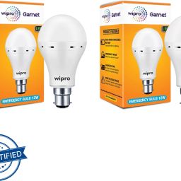 12 W Standard B22 Inverter - Pack of 2 4 hrs Bulb Emergency Light-23