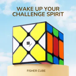 Drift Fisher (Tiled) Magic Cube for Kids & Adults Speedcube puzzle-image-95
