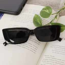 UV Protection, Gradient, Night Vision Rectangular, Cat-eye Sunglasses (Free Size)-28