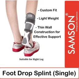 samson Custom fit foot Drop Splint (Right Leg - Large Size) Splints image 2