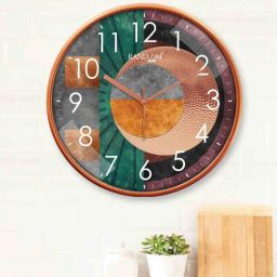 random Classic & Modern Multicolour Plastic Wall Clock-picture-13