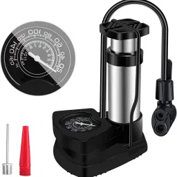 Portable High Pressure Foot Activated Air Pump Compressor Air Pump for Car Bicycle Pump-image-94