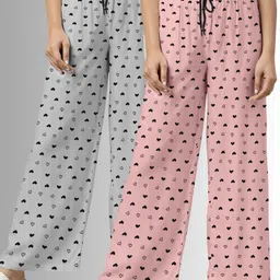 hiyafab Pack of 2 Women Pyjama-picture-5