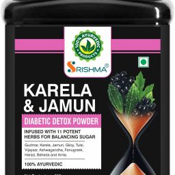 Karela Jamun Powder with 11 Potent Herbs - Helps Regulate Sugar Management-13