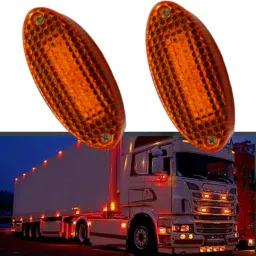 24V Led Side Marker Lamp Amber for Bus Trucks Side Clearance Marker Light Car Dash Indicator Lamp-image-89