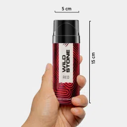 wild stone Red Deodorant Spray Pack of 2 Combo (150ML each) Deodorant Spray-For Men image 5