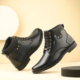 Vellinto DELIGHT Casual Boots For Men ll Synthetic Leather Boots Casuals For Men-image-40