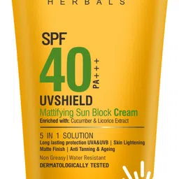 oshea herbals Sunscreen - SPF 50 PA+++ UV SHIELD MATTIFYING SUN BLOCK CREAM SPF 40 PA +++60Grams-picture-0
