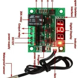 TM&W XH-W1209 temperature control Temperature Control Switch 12V 1 pc Multipurpose Controller image 4