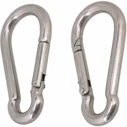 Heavy Duty 8MM Thick Stainless Steel Carabiner Snap Hook for Hiking/Camping/GYM Locking Carabiner-image-82