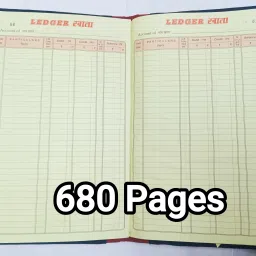 Atishay Ledger Register -34*22 cm -Full Cloth Hard Bound- 680 Pages Ledger Register -34*22 cm -Full Cloth Hard Bound- 680 Pages 1-Part Ledger register-image-14