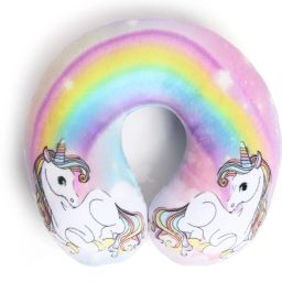 Baby Neck Pillow for Head Shaping | Neck Support | Unicorn Printed | Polyester Fibre Animals Baby Pillow Pack of 1-image-14
