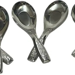 Stainless Steel 6 Pcs Soup Spoons Stainless Steel Cutlery Set-image-68