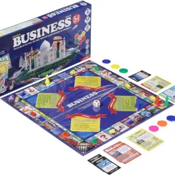 Business Game with Plastic Money Coins for Young Businessmen Money & Assets Board Game-15
