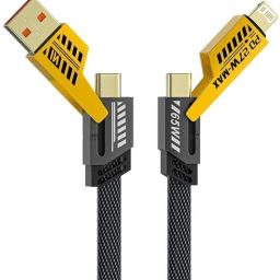 Nexanum 4-in-1 Cable 200 A 1.2 m copper braided TRANSFORMER-image-2