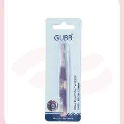 GUBB Set Of 2 Silver-Toned Dual Function Eyebrow Tweezers image 2