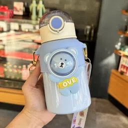 Insulated Stainless Steel Hot and Cold Sipper Water Bottle For Kids(500ml)-image-56