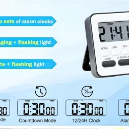 asep Digital White Clock image 3