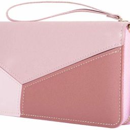 Women Casual Pink Genuine Leather Wallet-image-83