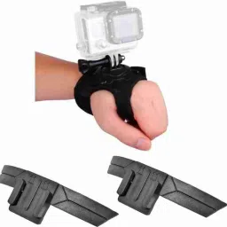 quikprof Hand Strap And 2piece Helmet Chin Buckle for Gopro Hero, SJCAM, Yi Strap-image-22