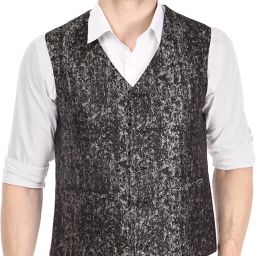 Self Design Men Waistcoat-image-49