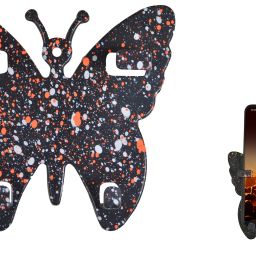 M/S DSNS Wall Mounted Butterfly Mobile Stand mobile wall stand for charging Plastic Wall Mount Charging Stand Mobile wall stand Mobile Holder-5