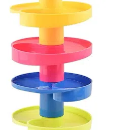 Roll Stack Ball Drop and Roll Swirling Tower Ramp Toys for Baby and Toddler-21