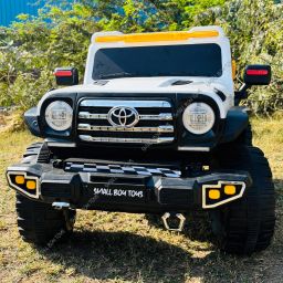 858 WHITE (1-8Yrs) Battery ride on Jeep Battery Operated Ride On-image-15