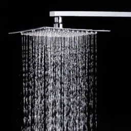 fastgear Bathroom Shower Chrome Finish With 9 Inches Square Arm and 6X6 Inch Shower Head Bathroom Shower Rain Flow-26