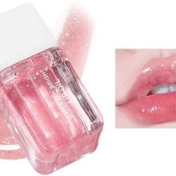 Cute Crystal Jelly Lip Oil Lip Gloss| Korean Lip Gloss in Waterproof Pink-image-15