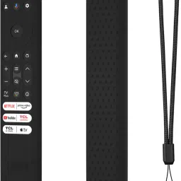 Front & Back Case for TCL TV Remote 2024 Model / TCL TV V6B SERIES QLED Remote Protective Cover with Lanyard-picture-6
