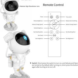 quace Star Projector Galaxy Astronaut Lamp Table Lamp image 5