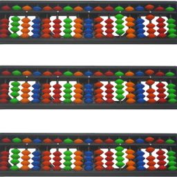 17 Rod Multicolor Abacus Type-2 Set of 3-6